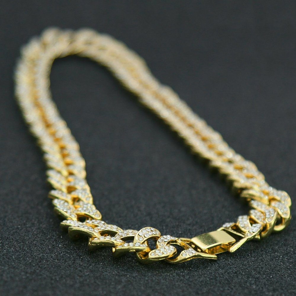 14k XL Cuban 22" Necklace! New! - Picture 3 of 4